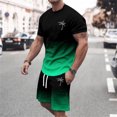 thumbnail image 2 of MKLEKYY Pantalones Cortos Casuales De Verano Para Mujer, Ropa Deportiva Para Hombre, Camisetas Transpirables De Manga Corta Y Pantalones Cortos Deportivos Con Bolsillos., 2 of 5