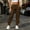 Coffee, variant on WIZUTIZ Women's Tapered Joggers Lightweight Polyester Drawstring Casual Everyday Lounge Pants Soft Bottoms
