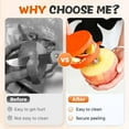 thumbnail image 4 of Peeling Knife With Storage Boxs, New with Box Storage Kitchen Special Fruit Peeler, Double sided Stainless Steel Peeler, Fruit Vegetable Peeler with Container (1PC Orange), 4 of 8