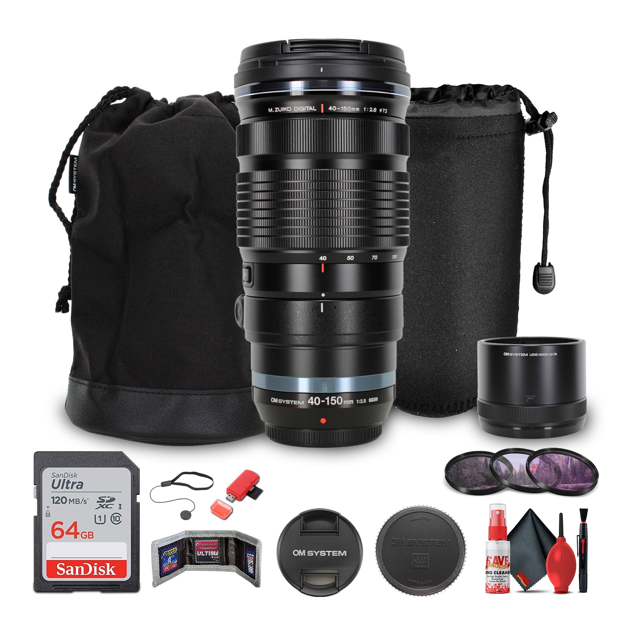 OLYMPUS 40‑150mm レンズ 新品＋USBケーブル セット Olympus M.Zuiko Digital ED 40-150mm f/2.8 Pro Lens (V315050BU000