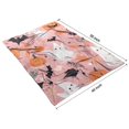 thumbnail image 4 of Pastel Halloween Pattern Blanket,Comfortable Soft Flannel Throw Blanket,All Season,Warm Lightweight Blankets for Sofa Bed Couch Living Room Chair,40"x50", 4 of 4