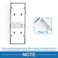 thumbnail image 4 of Interruptor de ventana eléctrica Unique Bargains para el lado del conductor delantero izquierdo para Kia Forte 2019-2021 Negro, 4 of 7
