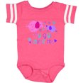 thumbnail image 3 of Inktastic My Gigi Loves Me Cute Elephants Boys or Girls Baby Bodysuit, 3 of 5