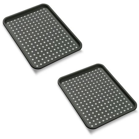 Plastic Drip - Madesmart Water Resistant No Slip Plastic Undersink Drip Tray, Graphite (2 Pack)