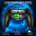 thumbnail image 3 of YUOY Controlador Inalámbrico PlayStation 4 con Iluminación Rgb, Ioystick de Juego Remoto Compatible con P4/Slim/Pro/PC, Negro, 3 of 8