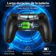 thumbnail image 3 of YUOY Controlador Inalámbrico PlayStation 4 con Iluminación Rgb, Ioystick de Juego Remoto Compatible con P4/Slim/Pro/PC, Negro, 3 of 8