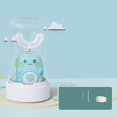 thumbnail image 5 of Cepillo de dientes eléctrico automático para niños con carga USB y diseño de dinosaurio sónico en forma de U., 5 of 5
