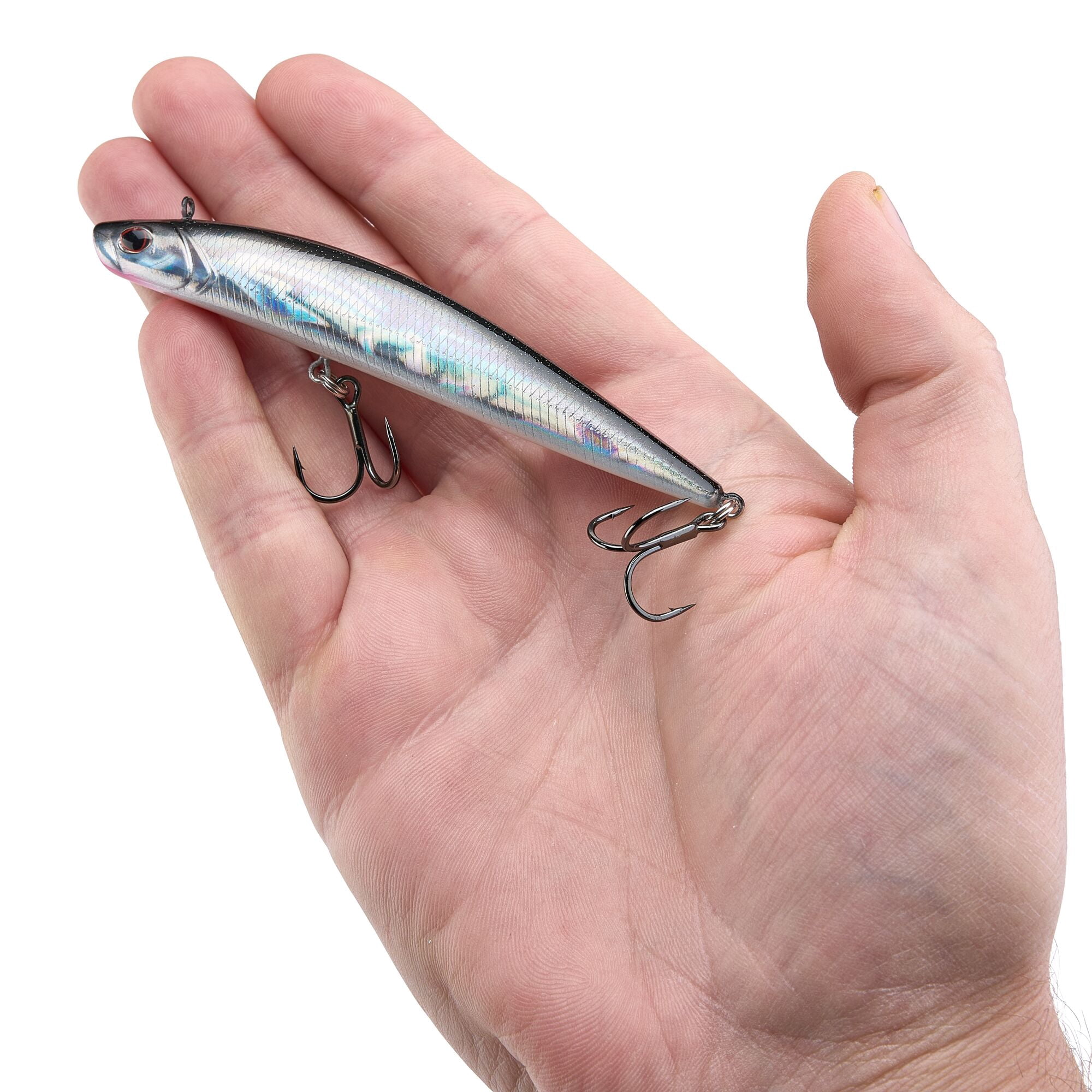 Berkley Finisher, 4 in, Glide Baits, Black Silver (1 Count)