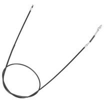 FRCOLOR 1Pcs Black Steel Wire Motorcycle Brake Cable for Enhanced Braking -Road Use Riders