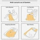 thumbnail image 4 of Mantas Suaves Y Tiras Manta Multifuncional, Manta de Siesta, Manta de Flanela, Manta de Siesta, Transpirable, Suave, Cómodo, Manta Lavable en Máquina, Adecuado para Todas las Estaciones, 4 of 6