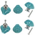 thumbnail image 7 of HEMOTON  6 Pcs Drawer Knobs Pull for Wardrobe Dresser Handles White Man Blue, 7 of 7