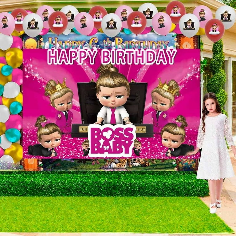 Boss Baby Girl Party Supplies Plates Decorations Birthday Cake
