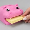 thumbnail image 5 of Hippo Desk Organizer, All in One Storage for Pens, Pencils, Sticky Notes and Notepads, Cute Stationery Holder with Reusable Stencils, Durable Office Accessory (Hippos-Blue), 5 of 6