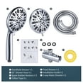 thumbnail image 2 of WOWOW Chrome Multi Function Shower Head, 48 Functions High-Pressure Shower Head with Handheld, 2 of 6