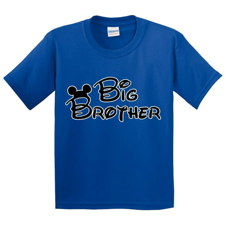New Way 553 - Youth T-Shirt Mickey Mouse Big (Best Big Brother Gifts)
