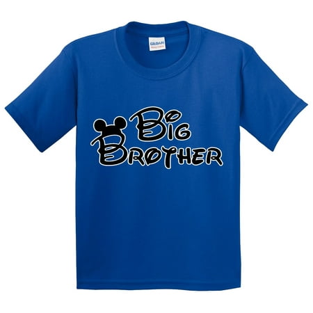 New Way 553 - Youth T-Shirt Mickey Mouse Big (Best Big Brother T Shirt)