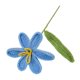 thumbnail image 1 of Tulipán de ganchillo con tallo y hoja, adorno floral de hilo para tejer a mano, regalo para el Día de la Madre, cumpleaños y Navidad., 1 of 8