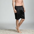 thumbnail image 1 of MesaSe New Simulation Silk Sleep Pants Men‘s Spring And Summer Personality Print Home Silk Shorts, 1 of 5
