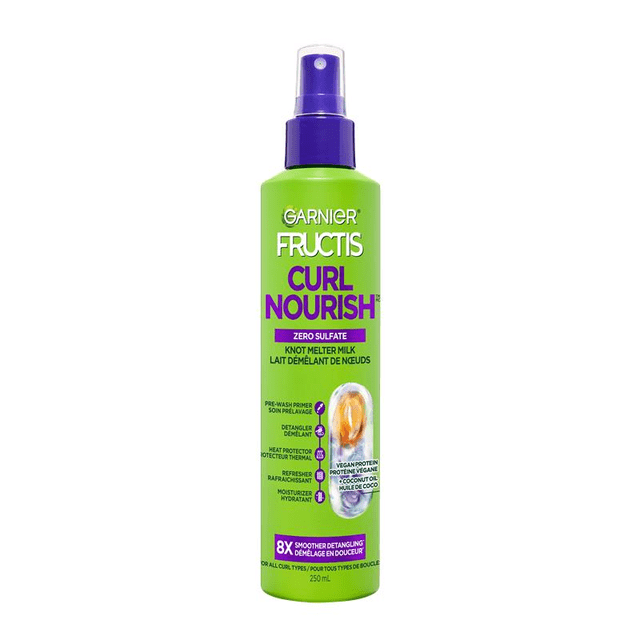 Garnier Fructis Curl Nourish Hair Detangler Spray, With Coconut Oil