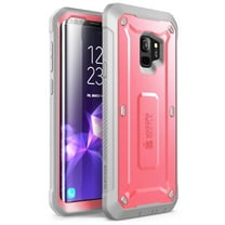 SUPCASE Galaxy S9 Case Full-body Rugged Holster Case WITH Screen Protector for 2018 Release, Unicorn Beetle PRO-Pink