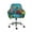 Dragonfly Daisy Flower, variant on Xoenoiee Turtle Paint Splatter Print Stretch Back Dining Chair Covers with Armrest Accent Chair Cover Slipcover with Arm, Washable Upholstered Arm Dining Chair Protector for Dining Living Room