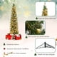 thumbnail image 5 of Árbol de Navidad Medio Costway 2,1m con 403 Ramas y 150 Luces LED Soporte de Metal Plegable Verde, 5 of 10