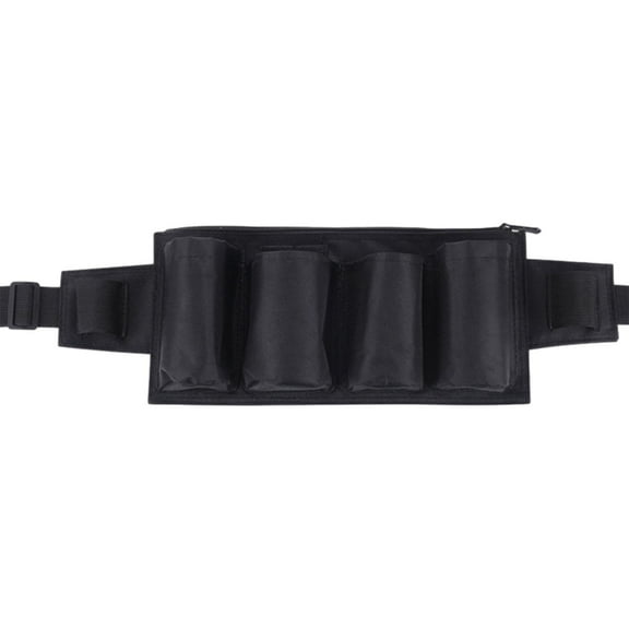 Colaxi Tool Pouch Waist Belt Bag Construction Tool Belt 4 Pockets Heavy Duty Working Tool Waist Apron Gardening Electrician Cleaners