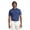 Blue, variant on Men's and Big Men’s Conversational Drink Printed Short Sleeve Golf Polo Shirt, up to Size 5XL