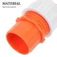 thumbnail image 3 of Luxshiny RV Quick Connect Fittings for Car Washing and Pool Filling Orange Plastic Homeowners 1Pcs, 3 of 8