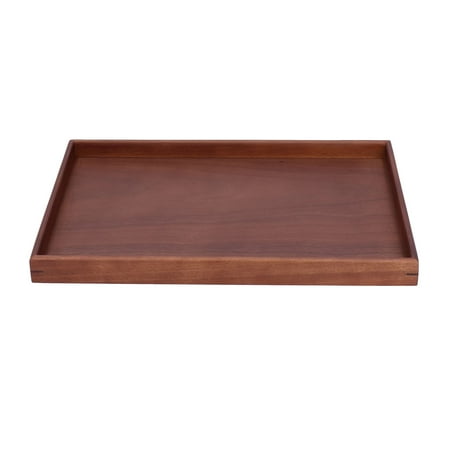 

Walnut Tray Rectangular Tea Set Tea Cup Storage Plate Fruit Plate for Home Office Tea Food Fruit