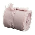 thumbnail image 2 of XJGHHSY Handmade Chiffon Silk Ribbon Fringe 2 Rolls 1.5" x 5 Yd Frayed Edges Ribbons for Wedding Invitations Bridal Bouquets Gifts Wrapping Crafts Holiday Party Decorations,Light Pink, 2 of 8