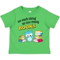 thumbnail image 3 of Inktastic No Such Thing As Too Many Books with Cute Owl Boys or Girls Toddler T-Shirt, 3 of 5