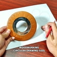 thumbnail image 5 of Adjustable Stainless Steel Compass Drawing Tool - Professional Metal Circle Maker & Diameter Measuring Ruler - Precision Round Template for Woodworking, Design, Carpentry & Crafts - 360° Rotary, 5 of 9
