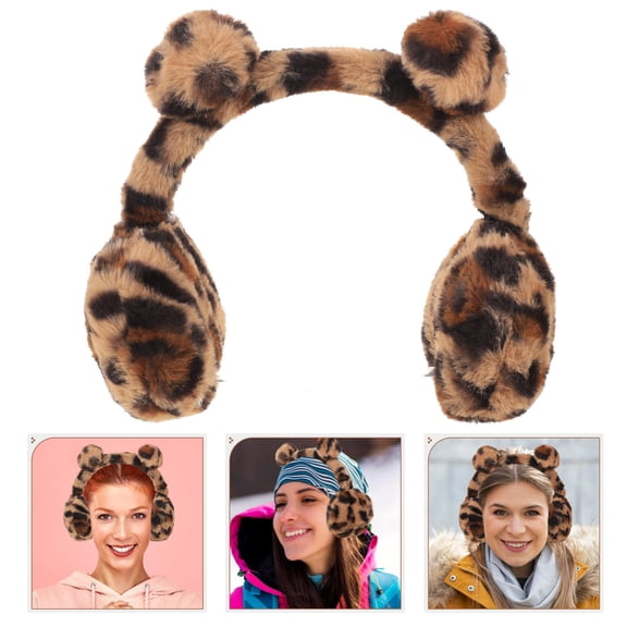 KONTONTY Portable Winter Ear Muff Foldable Lightweight Comfortable Ear Warmer for Outdoor Use