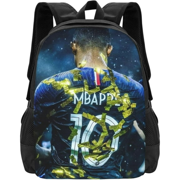 #7 Mbappe #10 Adult Simplicity Backpacks Bag Laptop Bag Bookbag Backpack 16.5 Inch For Daily