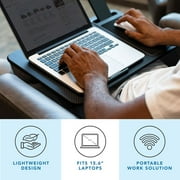 LapGear Home Office Lap Desk, Black Carbon
