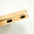 thumbnail image 2 of Cargador inalámbrico dual de bambú, cargador inalámbrico dual de 5 W compatible con iPhone SE 2020/11/Xs MAX/XR/XS/X/8/8, Samsung S20/S10/S9/S8/Note 20 JAMW Sencillez, 2 of 5