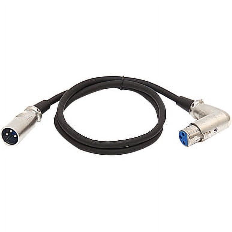 Seismic Audio XLRRAS, 3' XLR Male to Right Angle Female Patch Cable - image 2 of 3