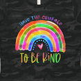 thumbnail image 4 of Inktastic Have the Courage to Be Kind Watercolor Rainbow Women's T-Shirt, 4 of 5