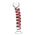 thumbnail image 1 of Glas Mr. Swirly 10" Glass Dildo, Clear, 1 of 5