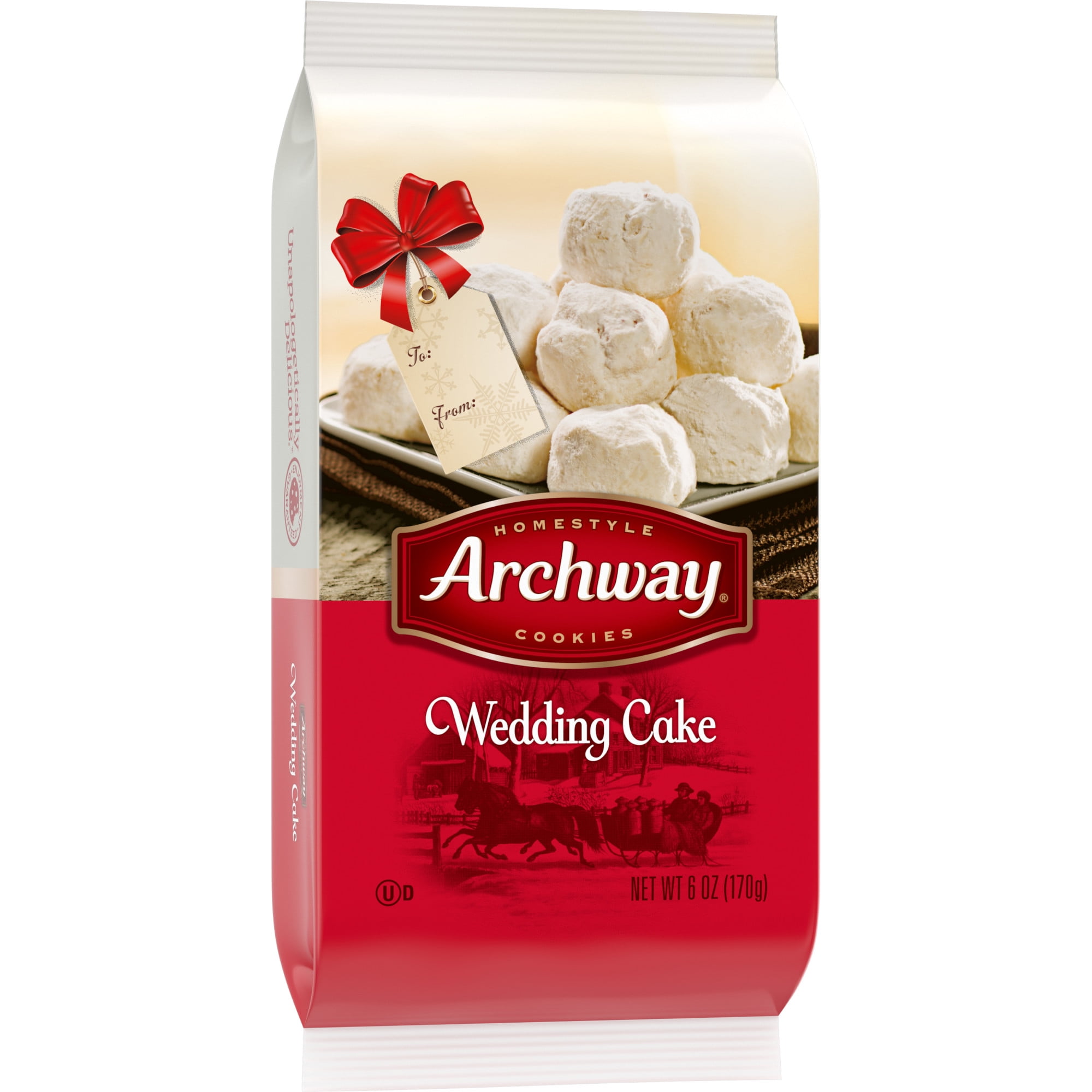 Archway Cookies Wedding Cake Cookies Holiday Limited Edition 6 Oz Walmart Com Walmart Com