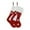XMAS-STK-D, variant on Xuniizn Christmas Stockings Bulk, Assorted Festive Xmas Stockings for Fireplace Mantel Decor, Traditional Holiday Ornaments, Christmas Decorations for Home, Cloth, Red