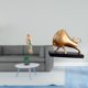 thumbnail image 2 of Estatua de Lutero,Estatua de la Virgen María Figura Colección Religiosa,Figura de resina y la Dama de Lutero,Estatua abstracta de toro,Escultura de toro,decoración para el hogar,figura de buey, 2 of 8