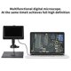 thumbnail image 3 of Cámara De Microscopio Industrial De 26Mp 60Fps Cámara De Video Digital De Interfaz Dual Usb Compatible Con Hdmi Con Adaptador De Montaje En C Para Joyería De Molde De Mantenimiento Serendint TO005482-01, 3 of 7
