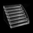thumbnail image 4 of Awwp Makeup Nail Polish Display Stand Makeup Stand Multi-Layer 7 Layers, Nail Polish Holder Clear Makeup Display Stand Rack Holder Organizer 7 Layer F, 1X Nail Polish Display Stand Clearance Sale, 4 of 5