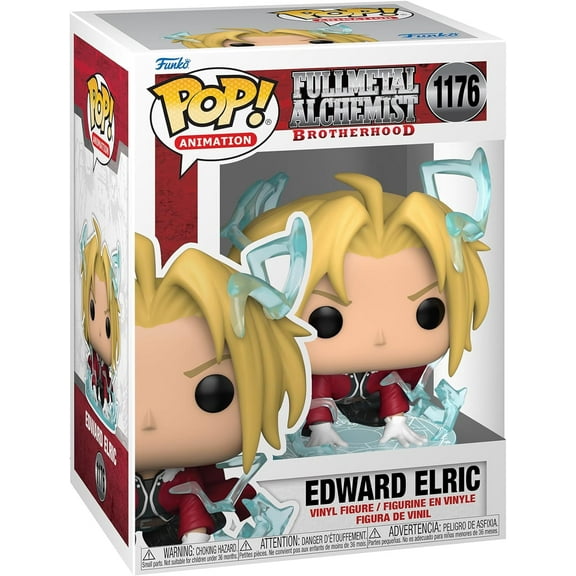 Funko Pop Collectible Vinyl Figures, Fullmetal Alchemist Edward Elric, 8"