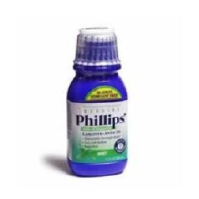Phillips Milk of Magnesia 1060914EA 12 oz Mint Flavor Liquid 400 mg