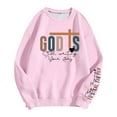 thumbnail image 3 of God Is Still Waiting Your Story Sweatshirts for Women Long Sleeve Crewneck Christian Graphic Sweatshirt Pullover Tops, 3 of 5