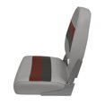 thumbnail image 2 of Wise 8WD590-1012 Deluxe Series Pontoon High Back Seat - Grey / Red / Charcoal, 2 of 5