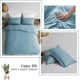 thumbnail image 5 of Funda Nórdica - 100% Microfibra Lavada Azul Grisáceo Set 3, 5 of 7